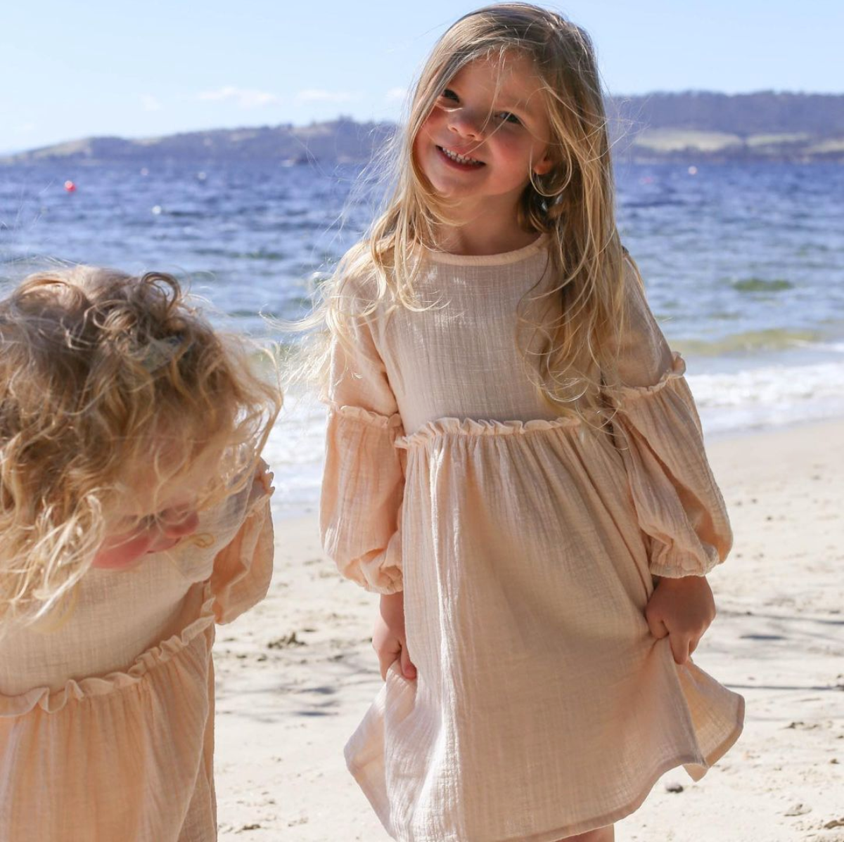 Beautifully bohemian, the Belle dress is a versatile and transeasonal addition to your little one's wardrobe. Made from an easy-care cotton and linen blend this dress is a wash and wear wardrobe staple. Loui the Label