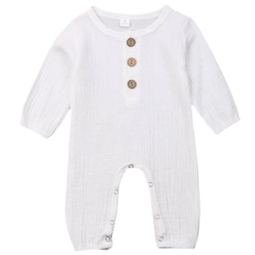 lenny romper white cotton linen blend loui the label